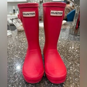 Hunter Vibrant Red Waterproof Boots